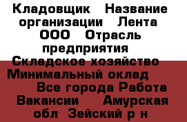 Кладовщик › Название организации ­ Лента, ООО › Отрасль предприятия ­ Складское хозяйство › Минимальный оклад ­ 29 000 - Все города Работа » Вакансии   . Амурская обл.,Зейский р-н